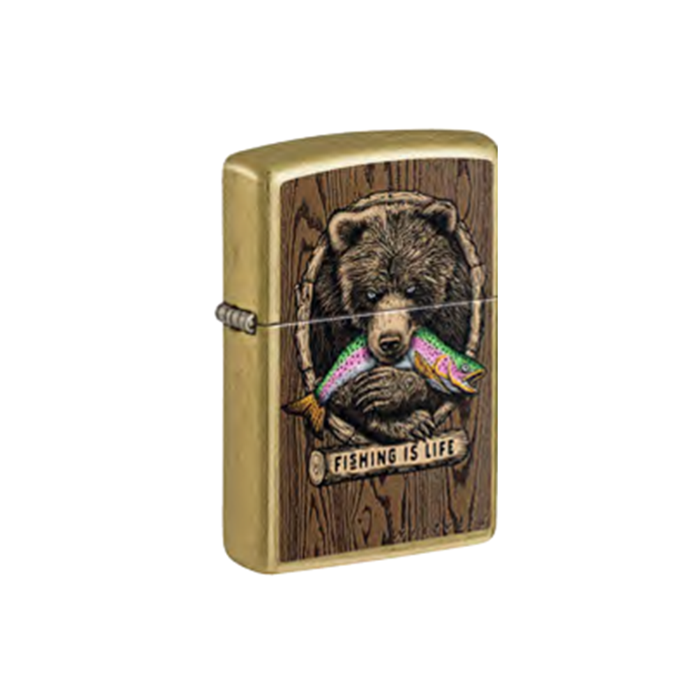 Zippo 47111 Rietveld® Fishing is Life Bear