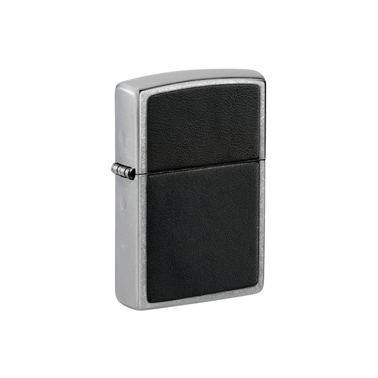 Zippo 46778 Black Leather Emblem