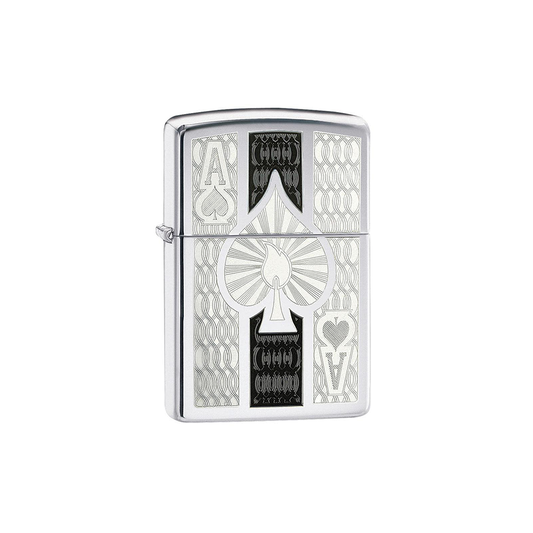 Zippo 24196 Intricate Spade Design