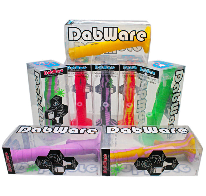Dabware | Silicone Bong Platinum 14" Straight Shooter_7