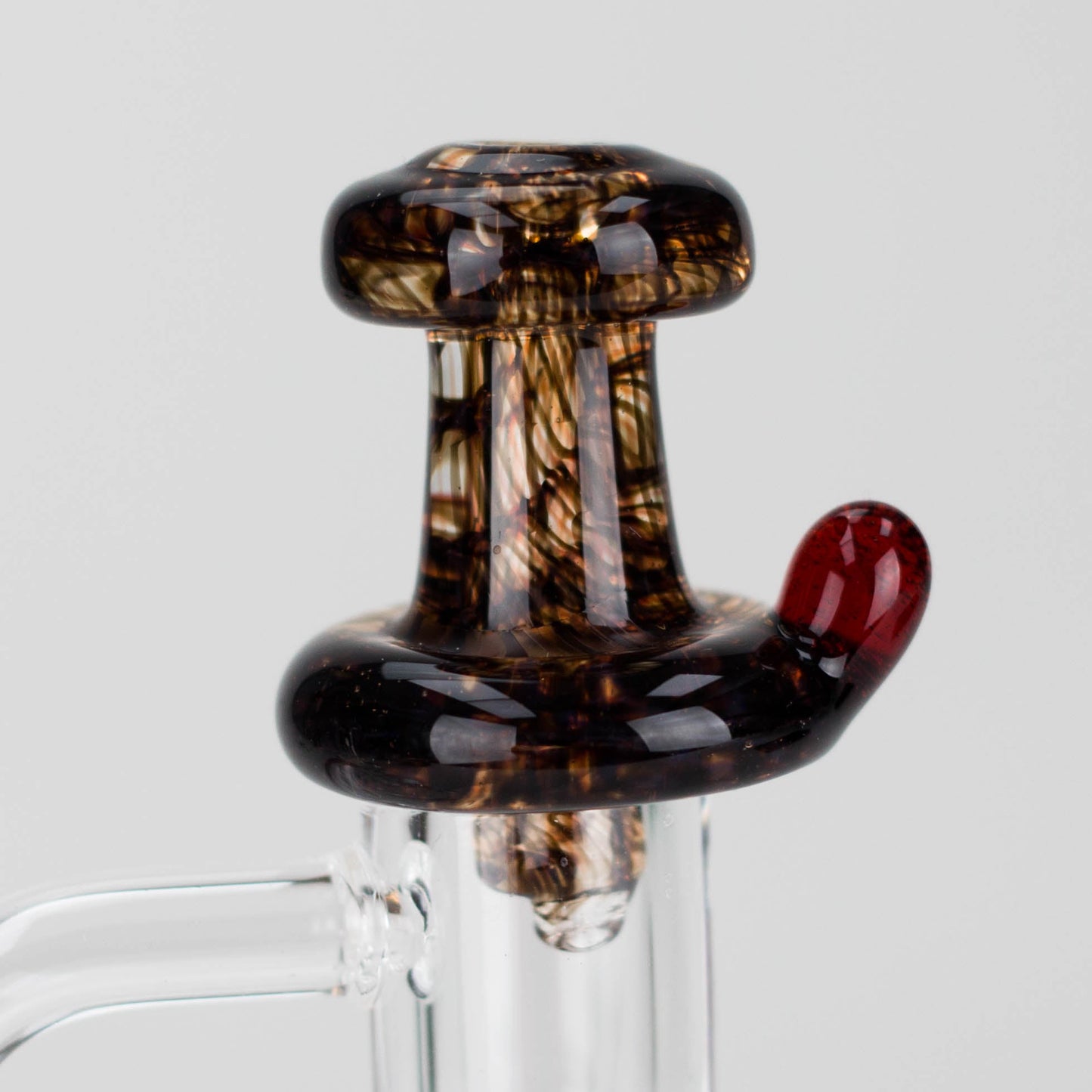 Shine Glassworks | Large Latticino Directional Carb Cap - Made in Canada_10