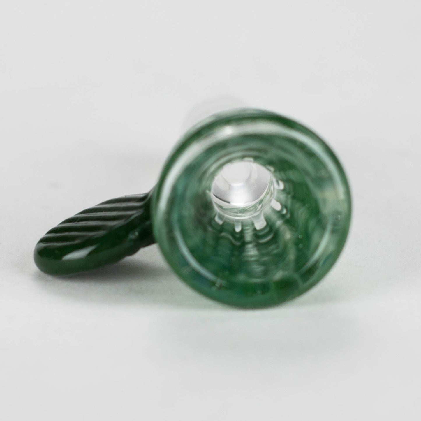 Shine Glassworks | Raked flare 14mm bowl with handle - Made in Canada_2