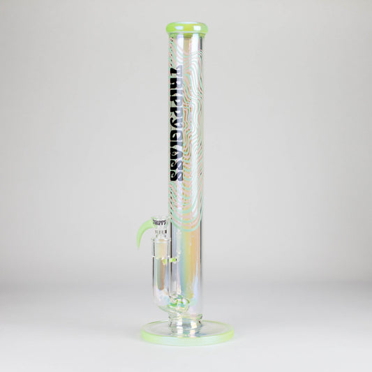 Trippy Glass | 17" Holographic Double Inline Straight Tube Glass Bong