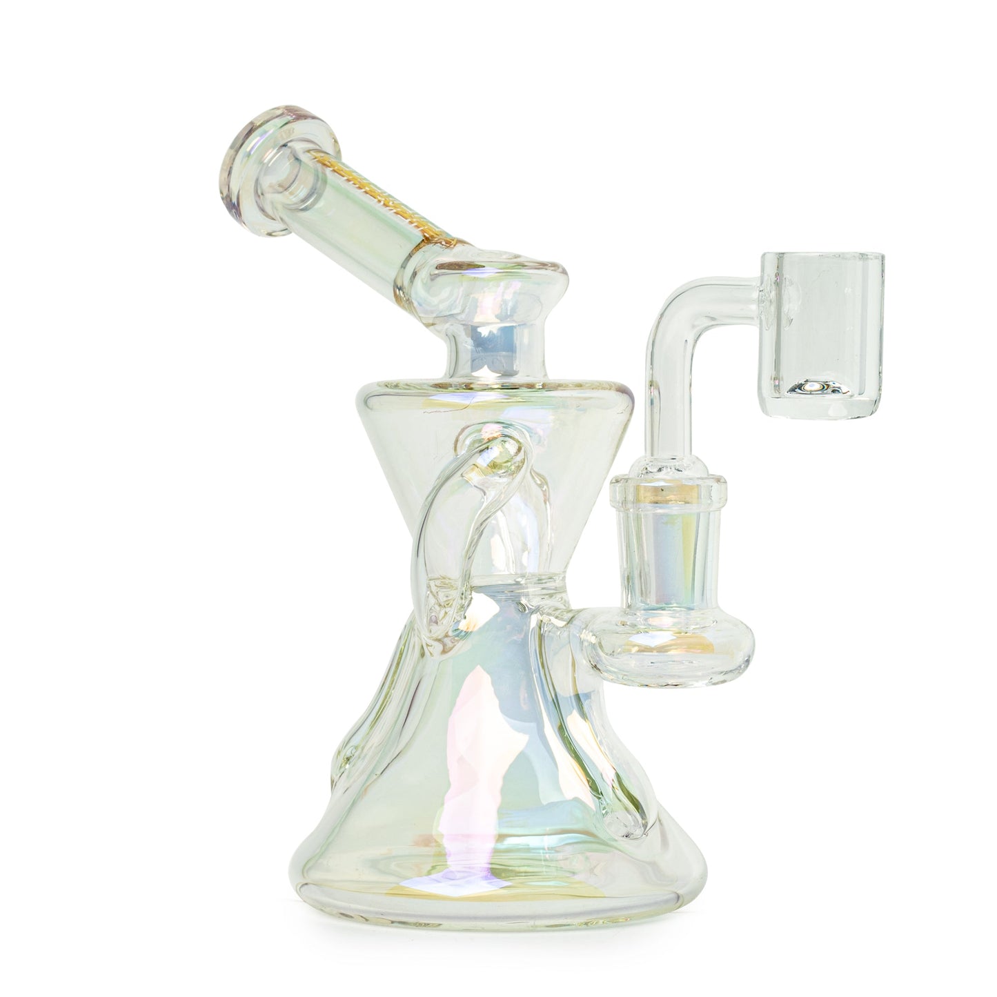 Red Eye Tek® | 6" Tall Metallic Terminator Finish Gamma Concentrate Recycler