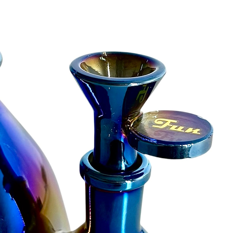 9" Electroplated Glass Bong