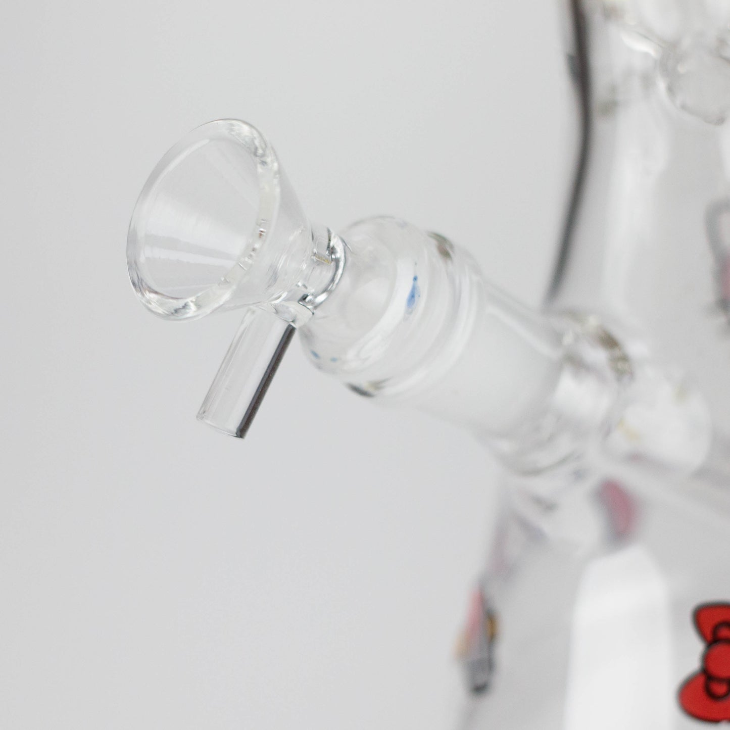 10" Wild Kitty Design Glass Beaker Bong