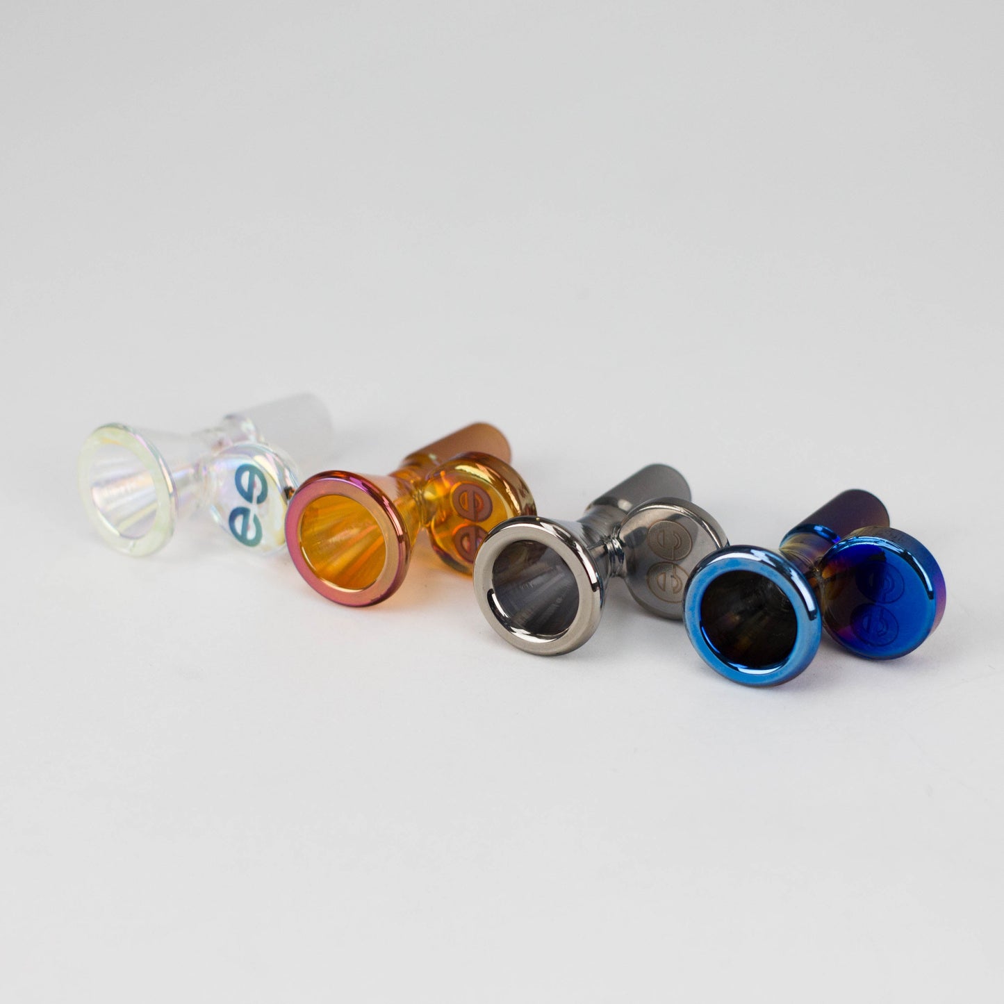 Cheech | Electroplated Glass Bowl – 14mm (Assorted Colors)