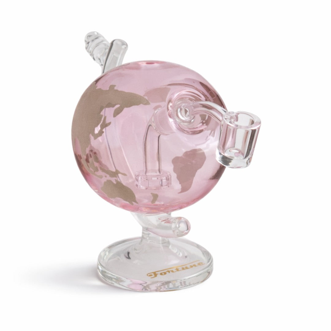Fortune | 7.5" Globe World Map Glass Bong – 14mm Joint