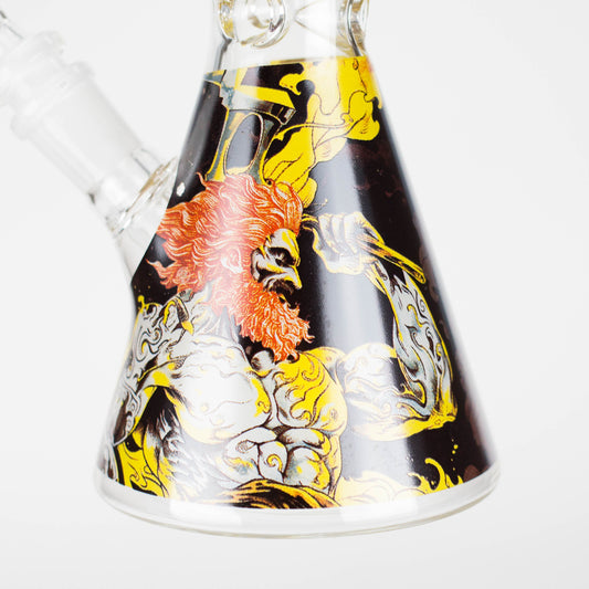 10" Myth Design Glass Beaker Bong