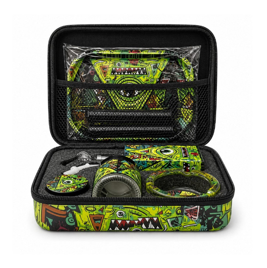 Juicy Box Smoking Set- Neon Triangle Terror