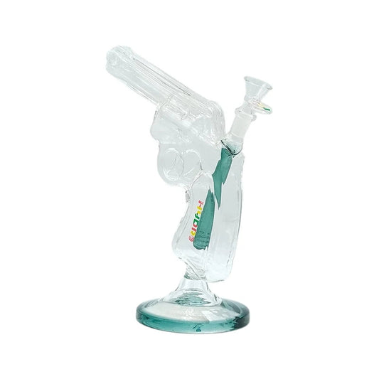 9" Revolver-Shaped Glass Water Pipe (MST153)