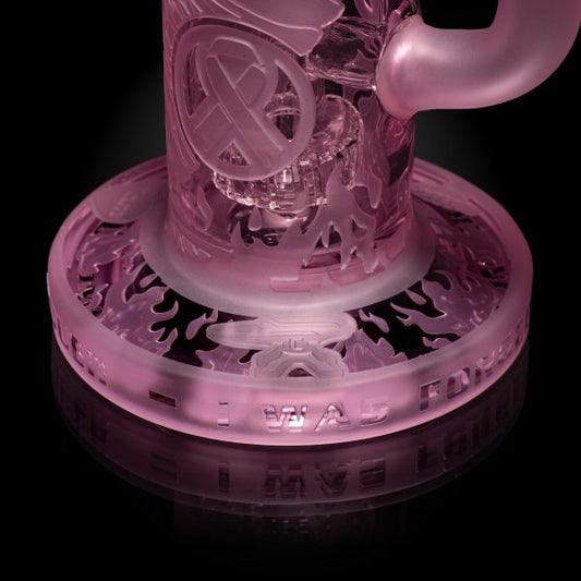 Phoenix: Forged in Fire 6″ Pink Cancer Dab Rig