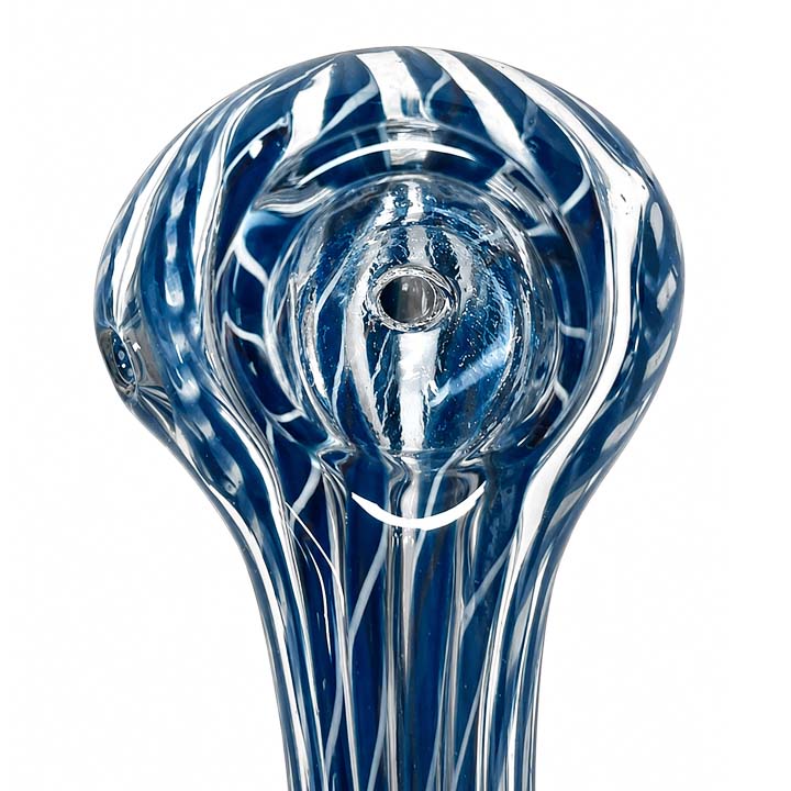3.75" Assorted Swirl Glass Hand Pipe-2CT
