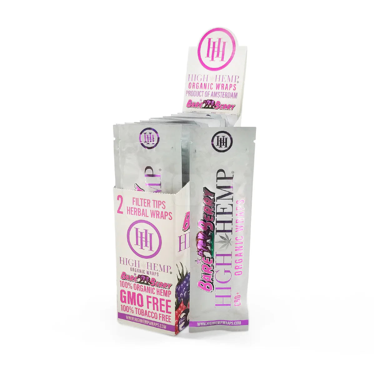 High Hemp | Organic Wraps Wraps – 2 Count (25 Packs / Box)