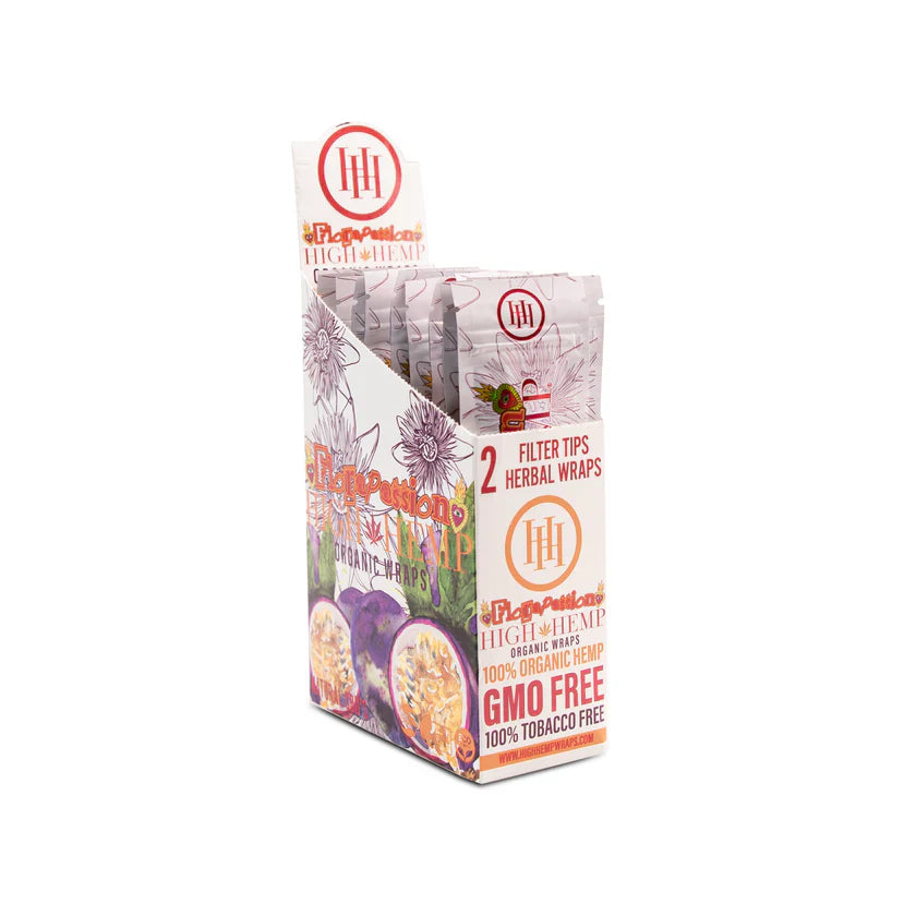 High Hemp | Organic Wraps Wraps – 2 Count (25 Packs / Box)