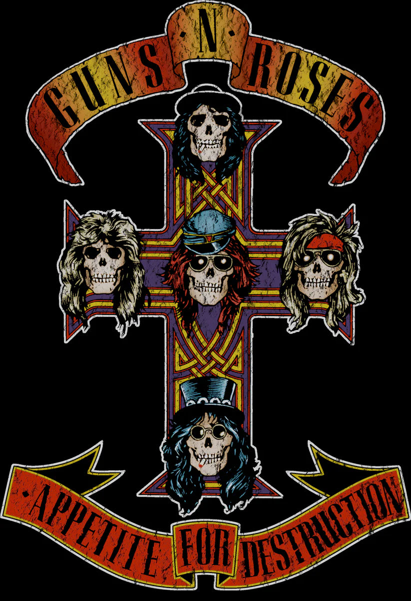 Guns N’ Roses | Authentic "Appetite For Destruction" Hoodie (officially licensed)