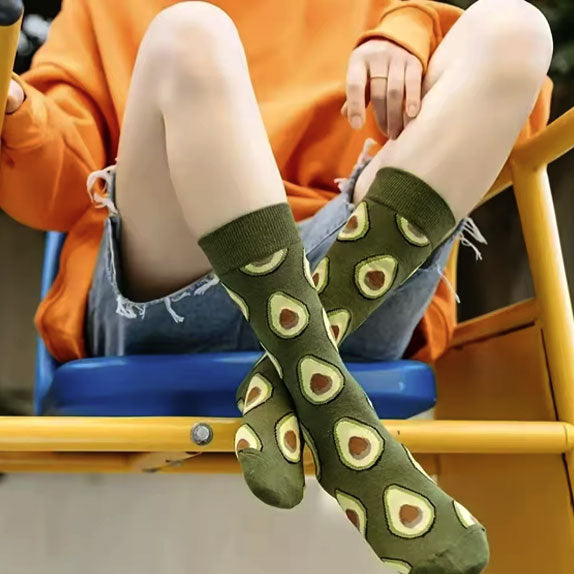 TRIM QUEEN |AVACADO GREEN SOCKS_2