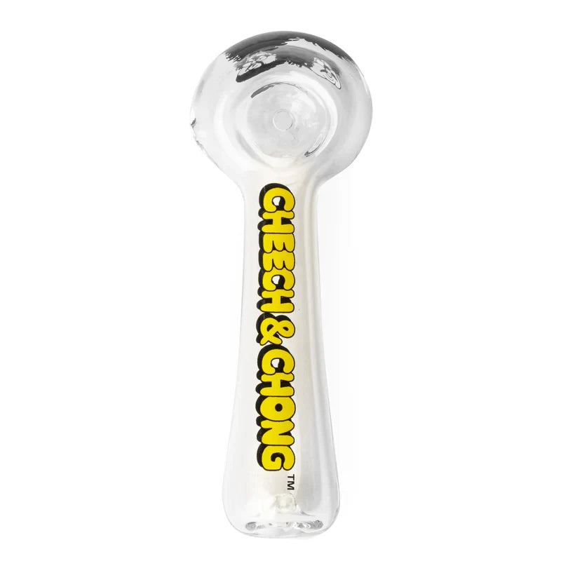 Cheech & Chong® Glass | 4.5" Bloat On Hand Pipe W/Ash Catcher Mouthpiece