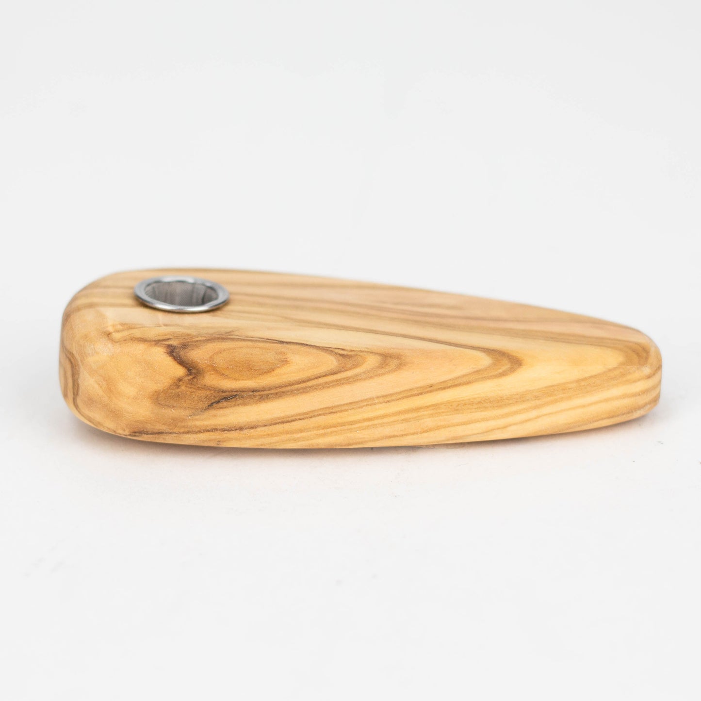 Olive Wood Simple Pipe/Smoker's Gift_5