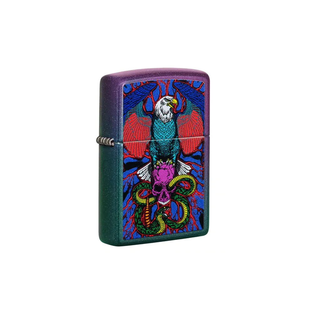 Zippo 49600 Eagle, Snake, Skull Design