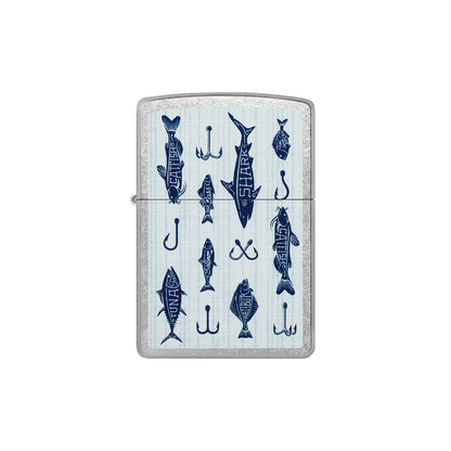 Zippo 46719 Fishing Lures Off the Hook Design