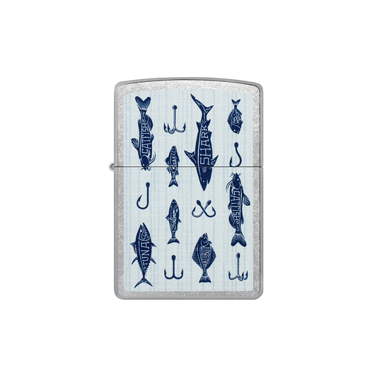 Zippo 46719 Fishing Lures Off the Hook Design