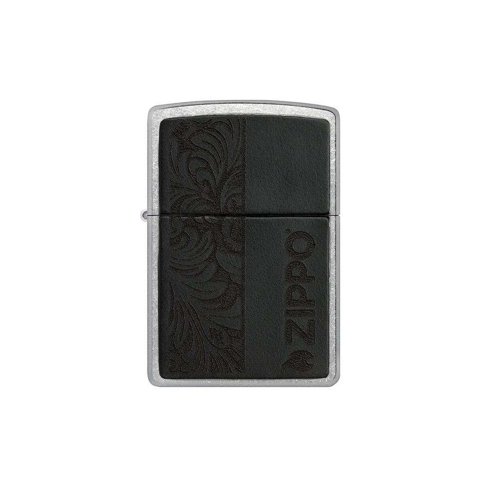 Zippo 46919 Black Leather Emblem - Zippo Design