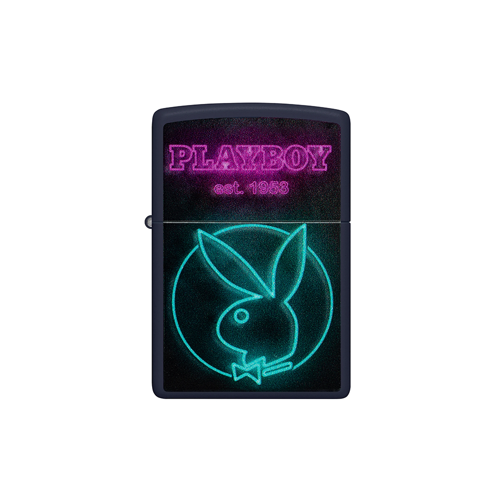 Zippo 46786 Teal Playboy Neon Logo