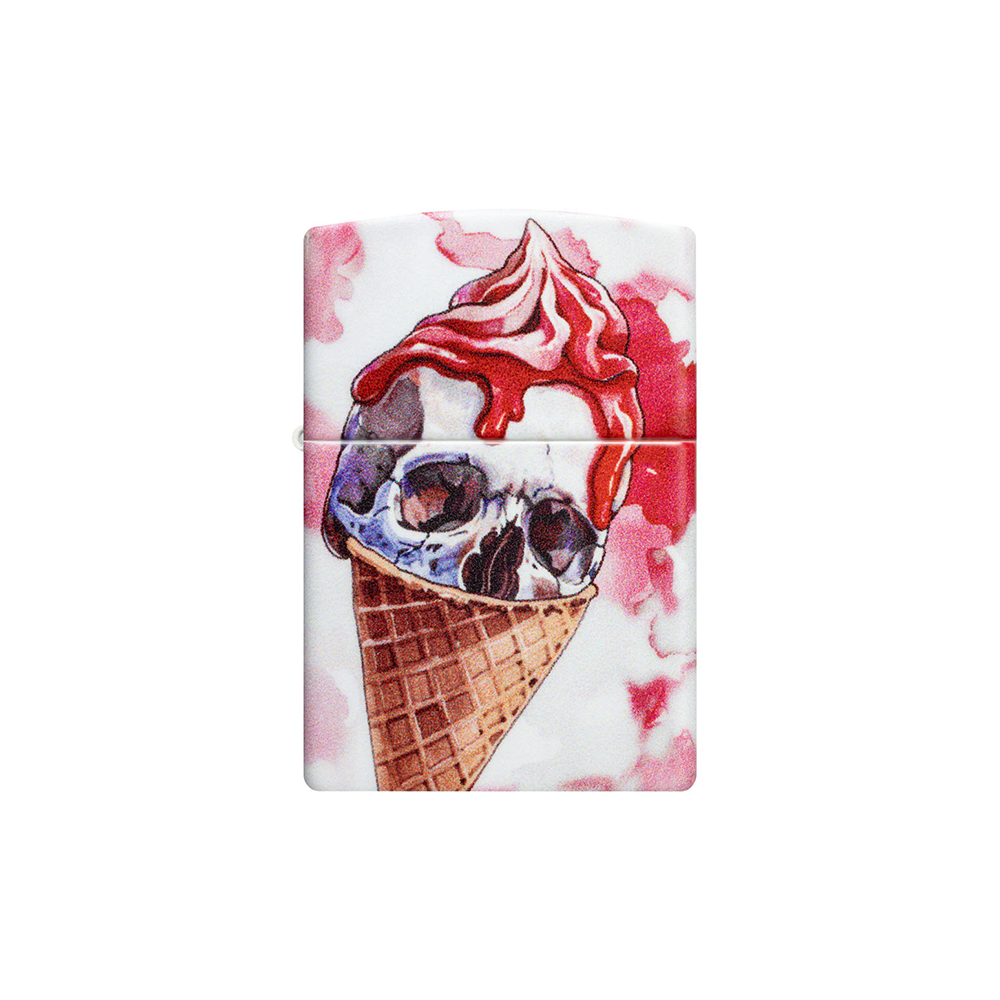 Zippo 46748 Ice Cream Cones Skulls Design
