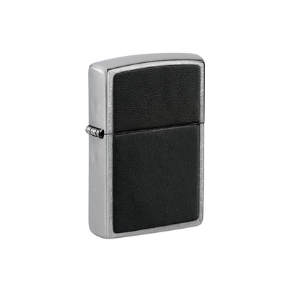 Zippo 46778 Black Leather Emblem