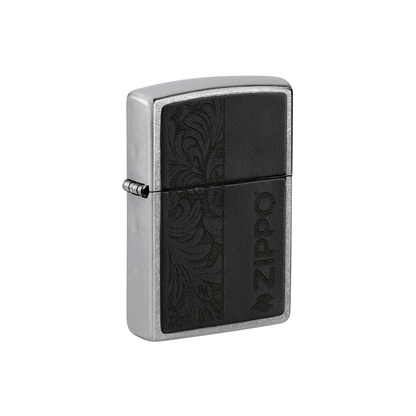 Zippo 46919 Black Leather Emblem - Zippo Design