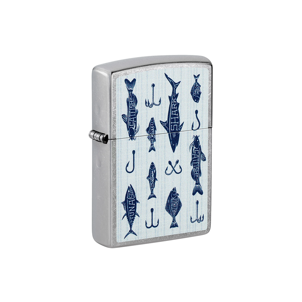 Zippo 46719 Fishing Lures Off the Hook Design
