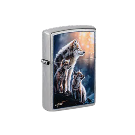 Zippo 47106 Mazzi® Wolf Family