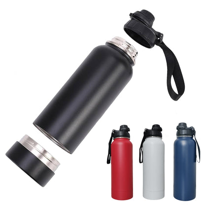720ml Thermos Bottle with Lid & Carabiner – Dual Function Hidden Compartment [SMKZ-148]
