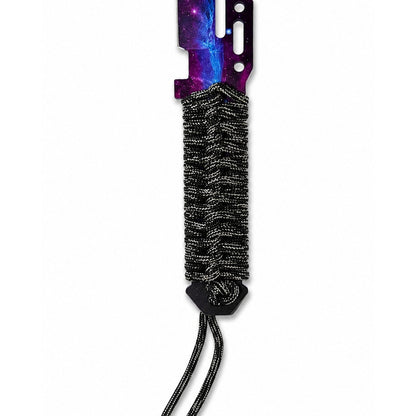 9.8" Graphic Paracord Fixed Blade Knife