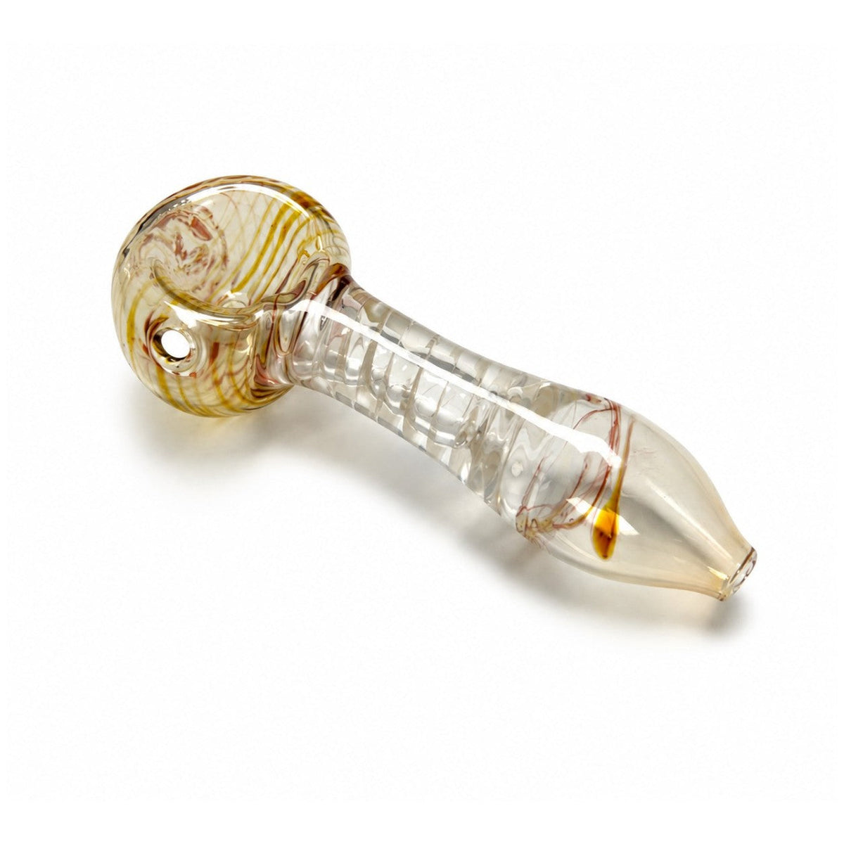 3" Spiral Swirl Glass Hand Pipe – 2 Pack