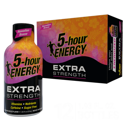 Hawaiian Breeze Flavor Extra Strength 5-hour ENERGY Drink