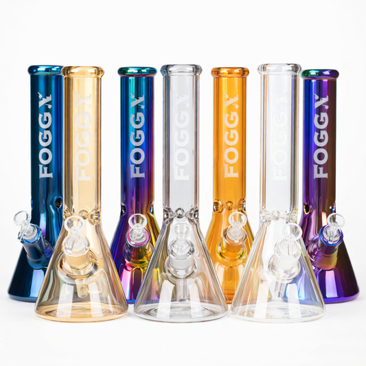 FOGGX | 14" Glass Water Pipe [FTLL01] – 7mm