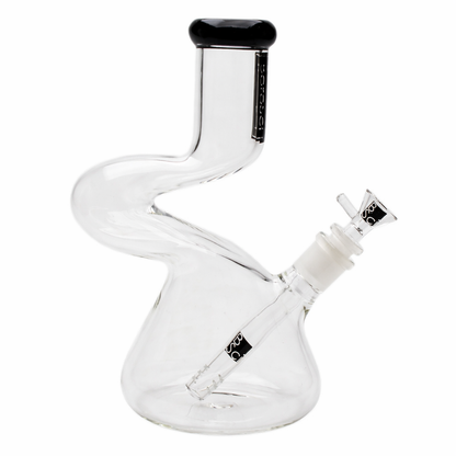 BoroSci | 9" Loop Beaker Glass Bong (Black)