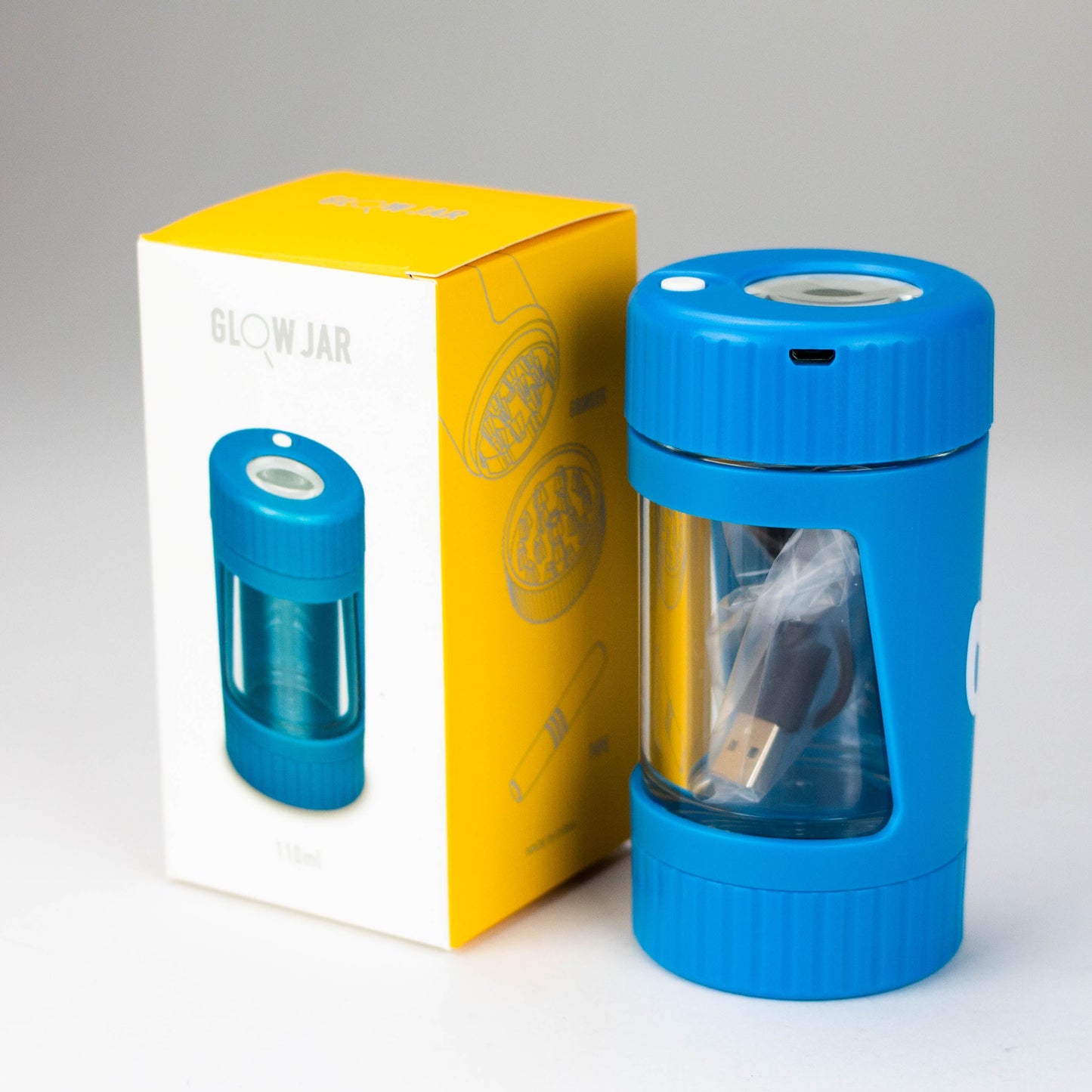 COOKIE | 4 IN 1 UTILITY JAR WITH GRINDER AND ONE HITTER