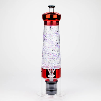 12" Electric lava lamp bong with UFO Perc-Assorted [LQN0012]_4