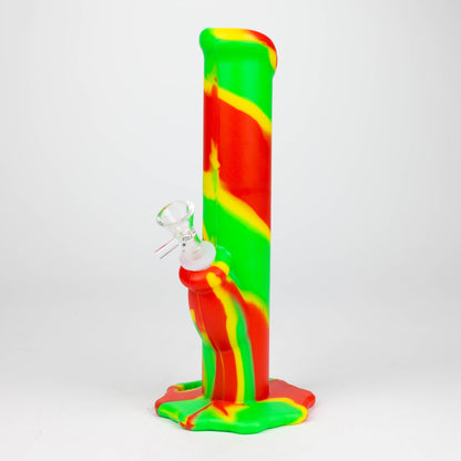 10" Straight Tube silicone bong-Assorted [TX9]_1