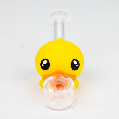 4" Duck Glass hand pipe [YS-142]
