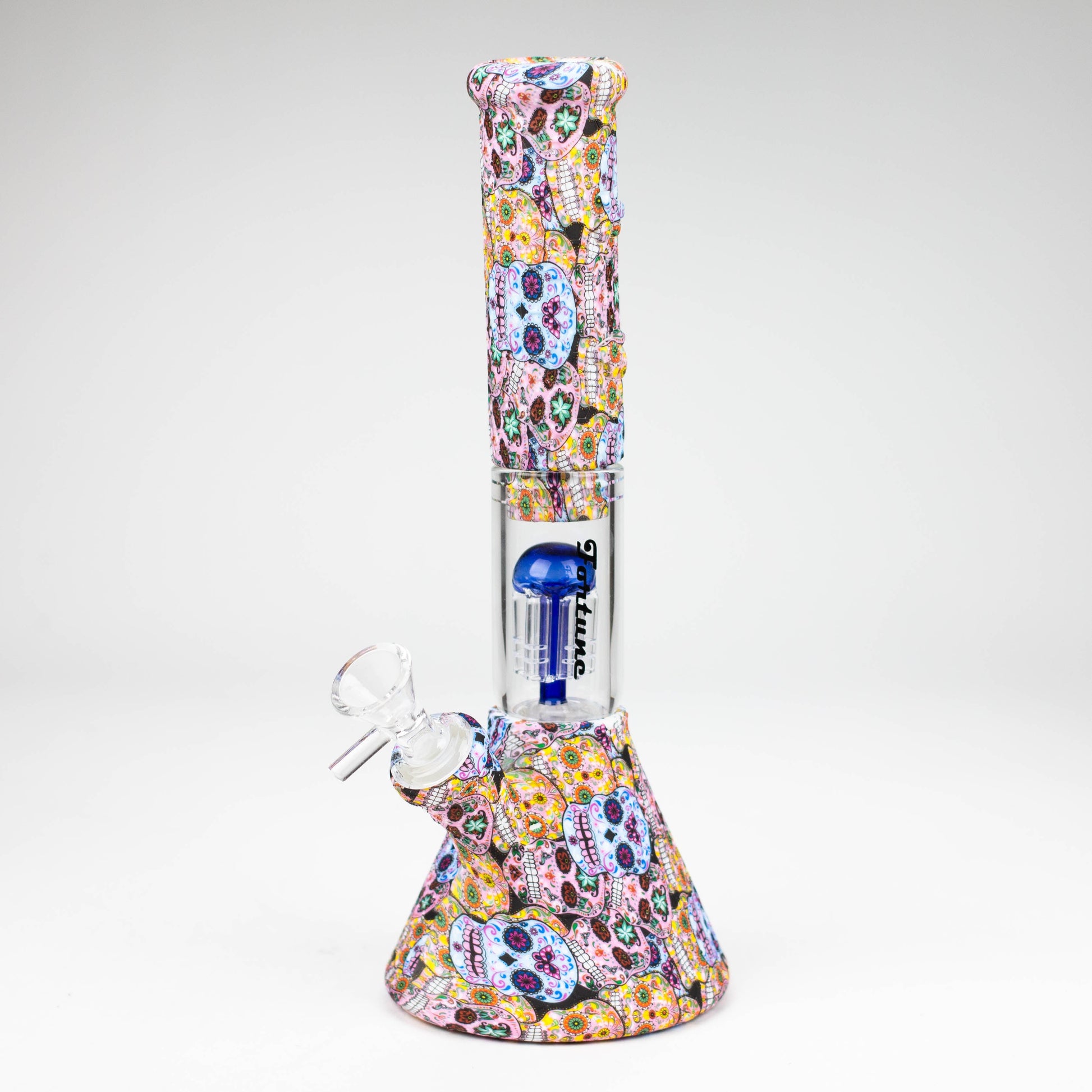 11" Graphic Silicone with glass percolator bong - Assorted [SP1060P]_1