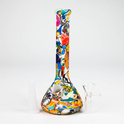 7.5" Silicone Mini Bong - Assorted [143B]_6