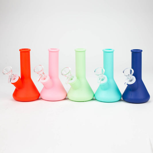 4" Mini Silicone Bong - Assorted [183B]_0