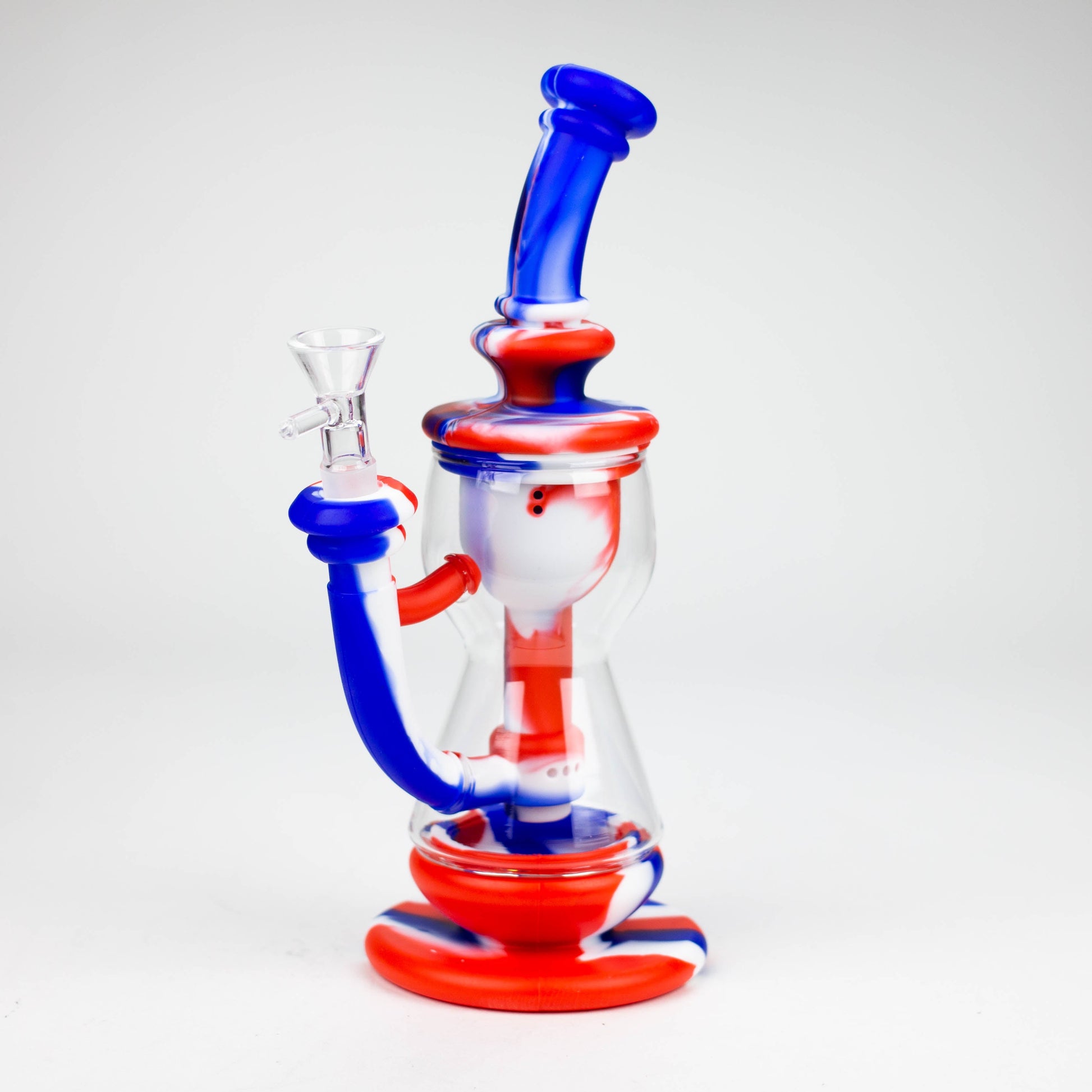 9.8" Silicone+Glass bong-Assorted [007B]_1