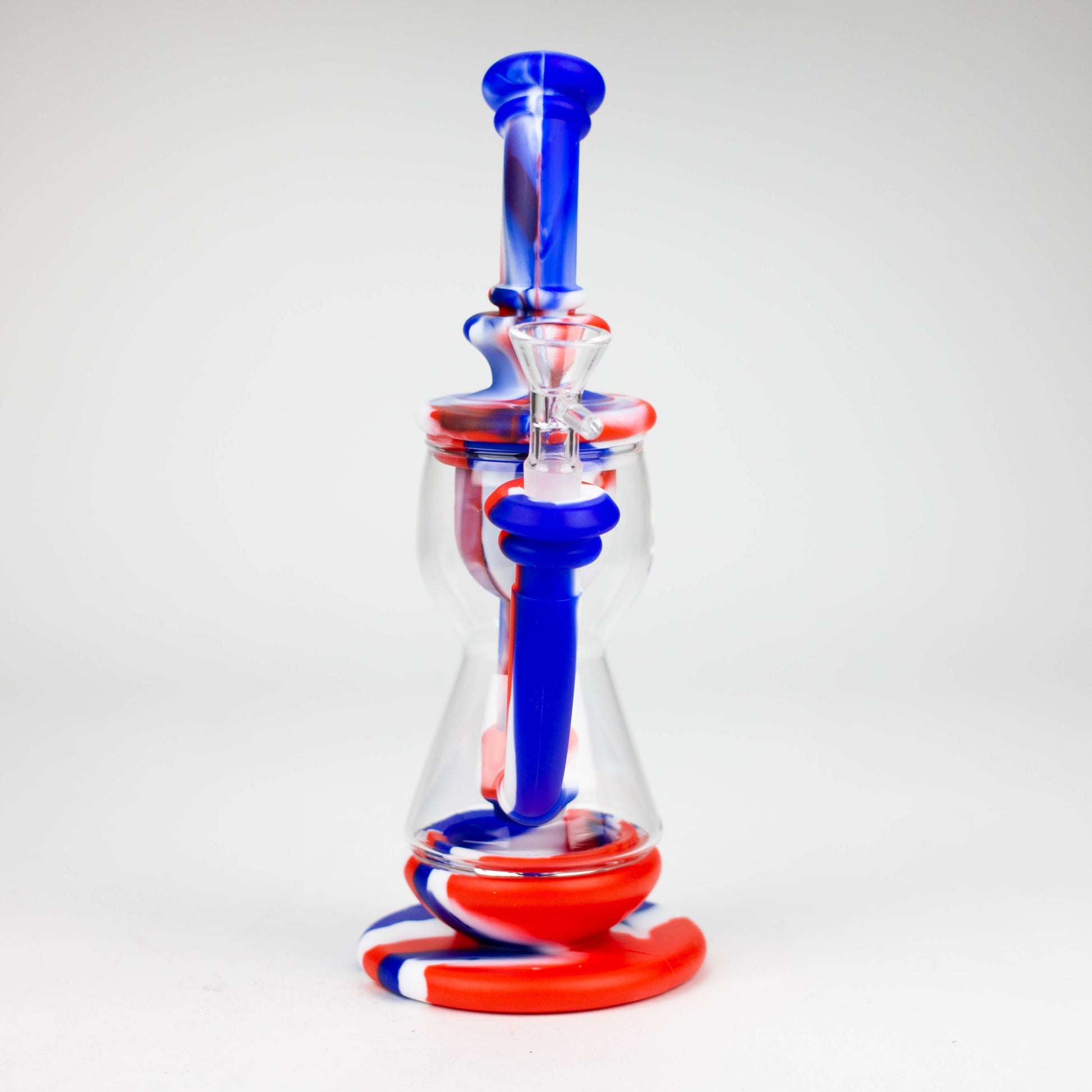 9.8" Silicone+Glass bong-Assorted [007B]_3