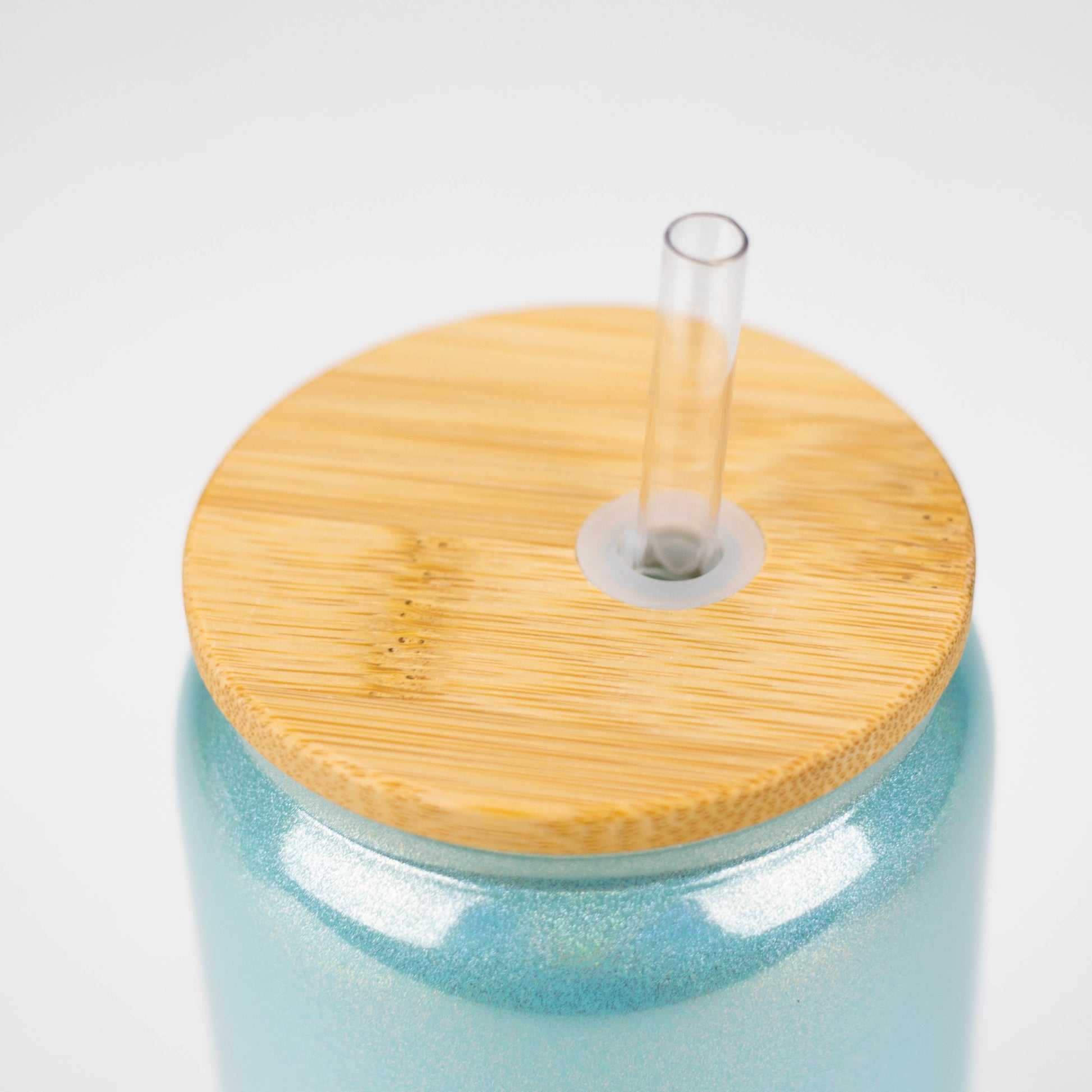TRIM QUEEN | GOOD VIBES GLASS TUMBLER WITH LID AND STRAW_6