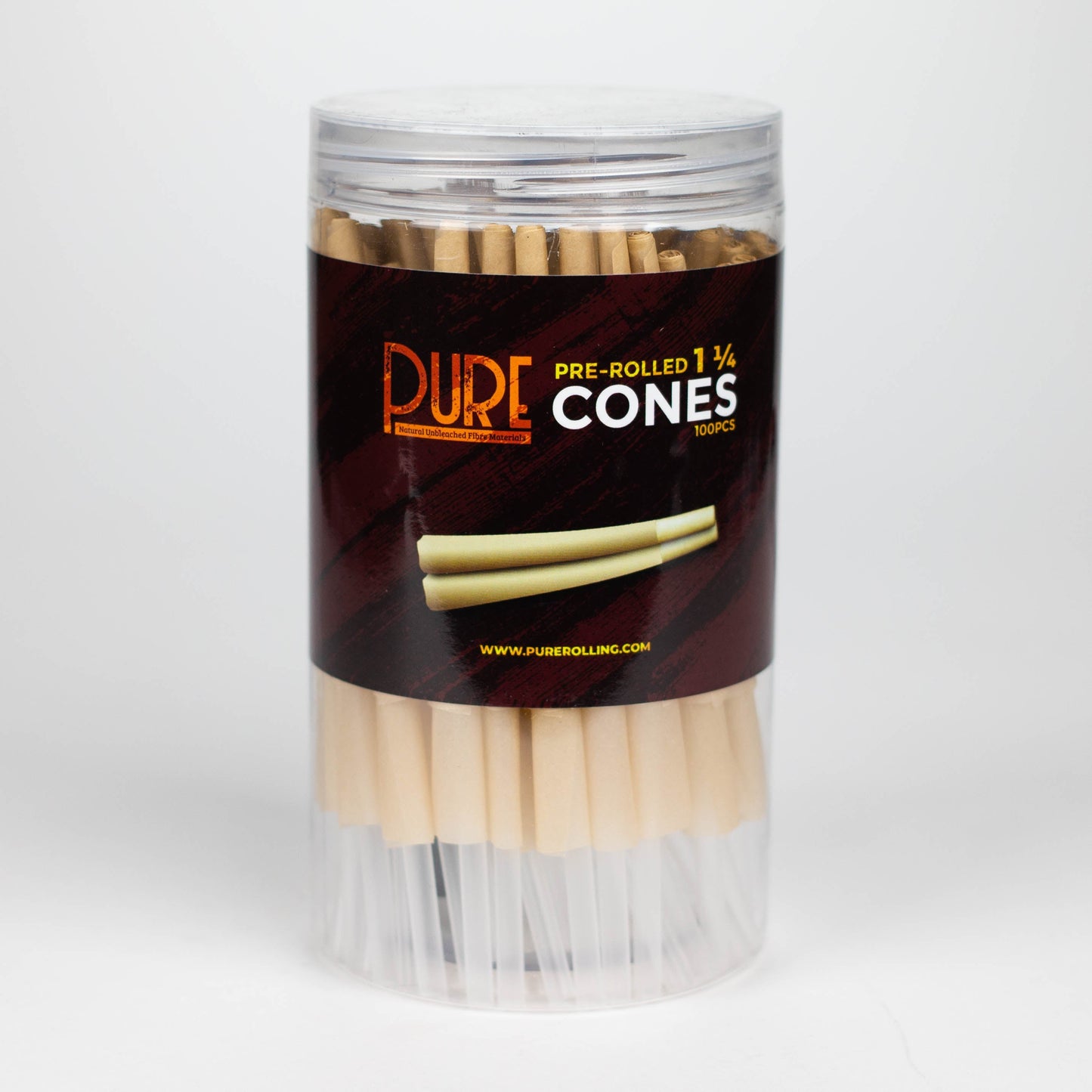 PURE | 1-1/4" Pre-Rolled Cones Pack of 100_0